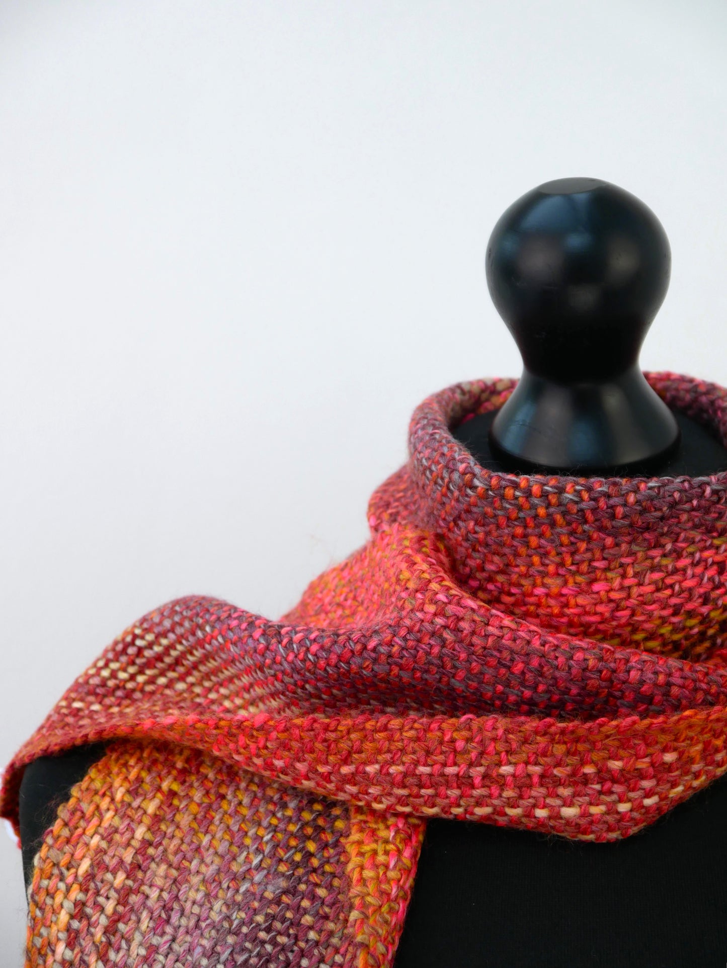 Small Handwoven Scarf - Mellow Sunrise