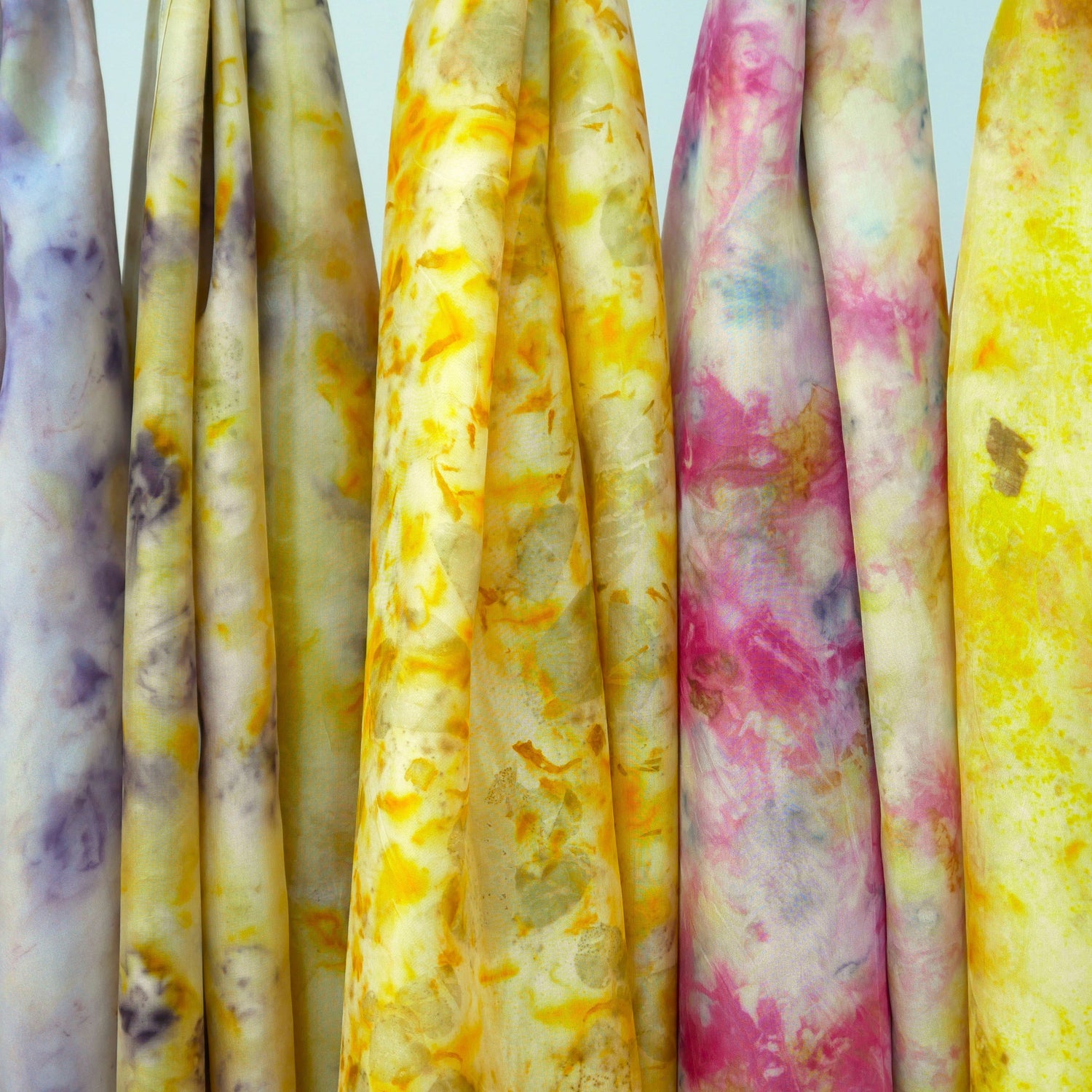 Eco-printed Silk Scarves