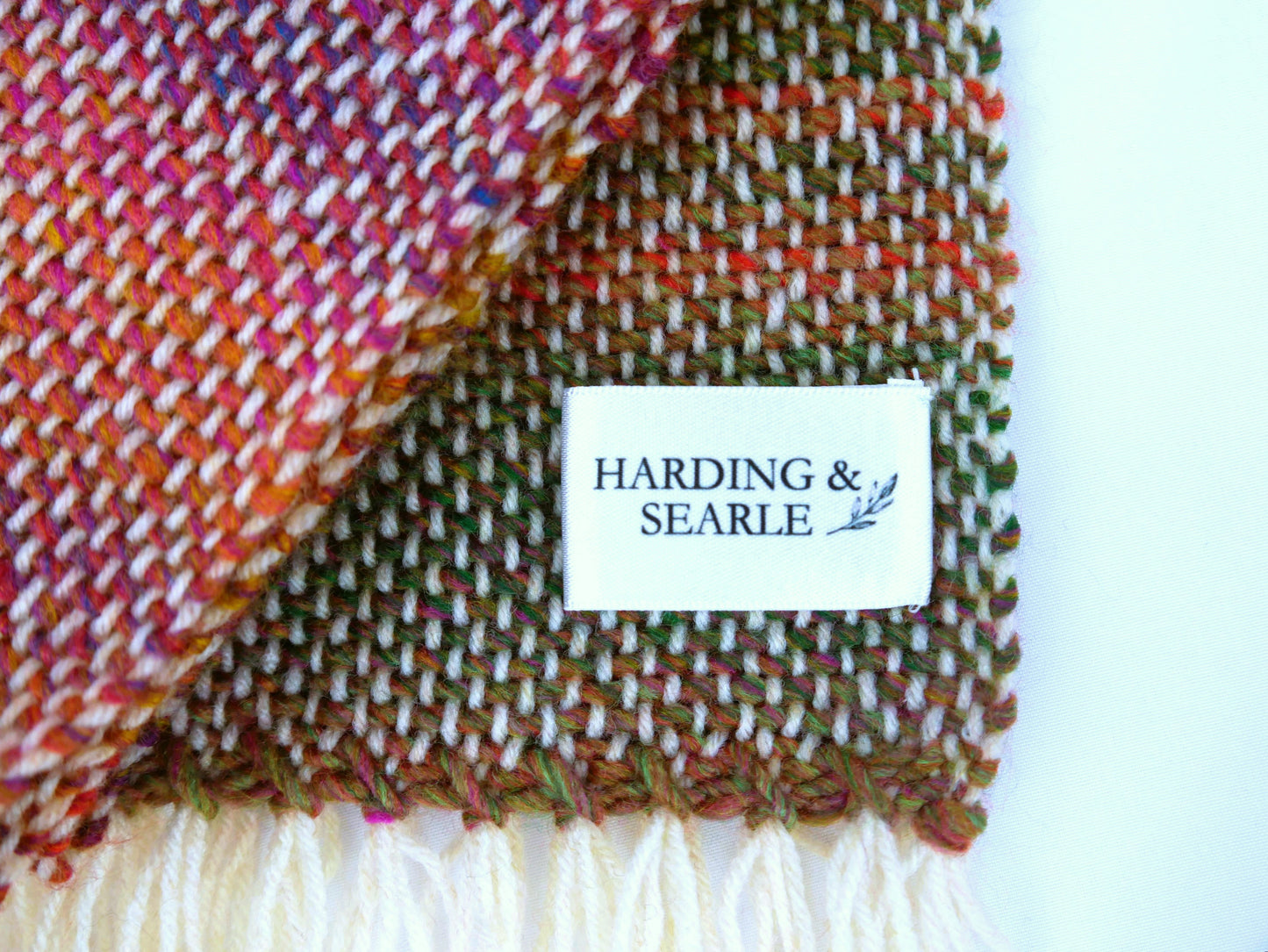 Large Handwoven Scarf - Sweet Sunrise