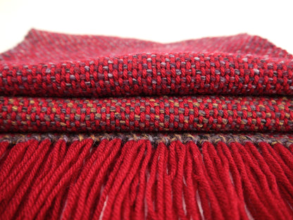 Large Handwoven Scarf - Festive Warmth