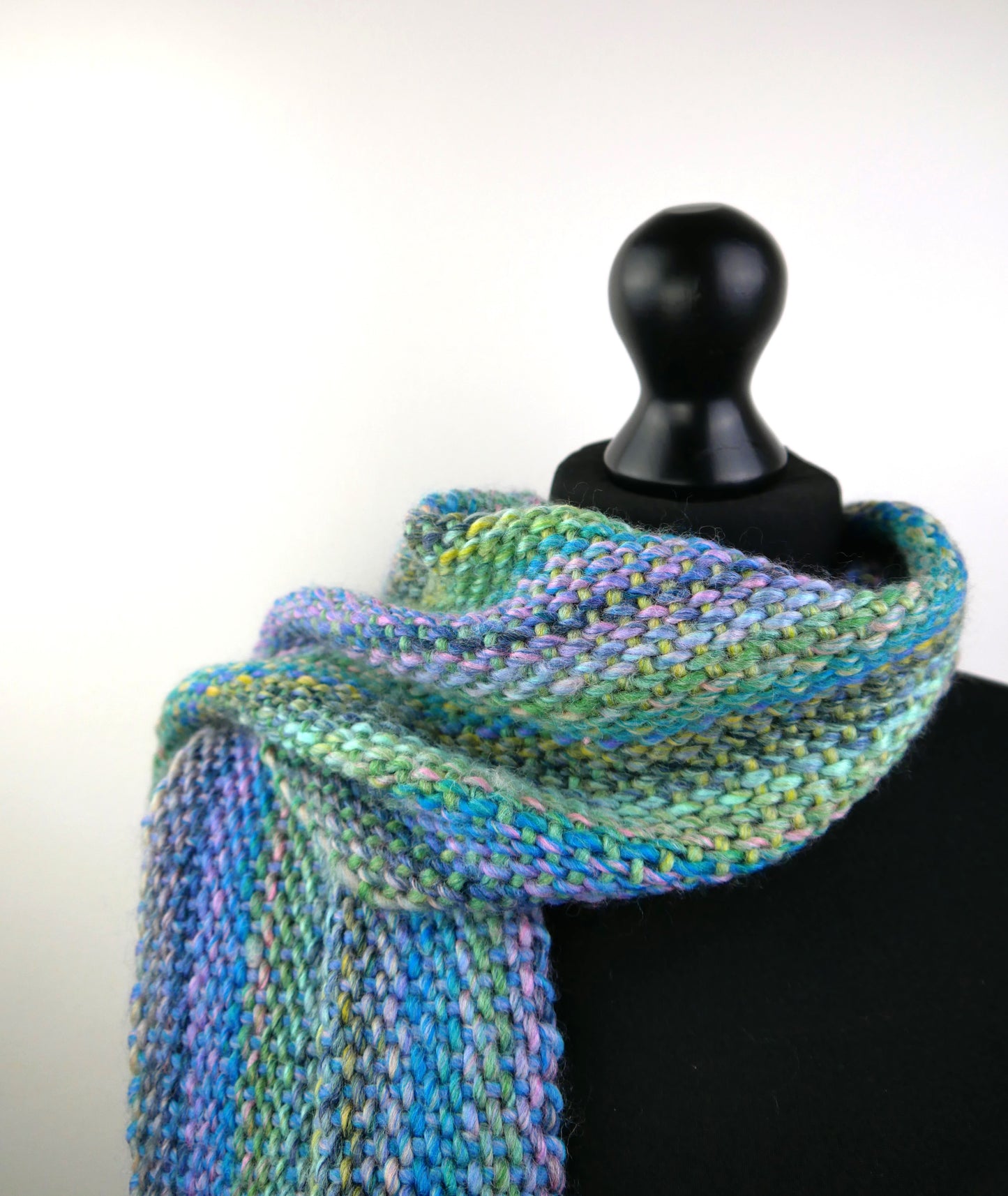 Large Handwoven Scarf - Shady Waters