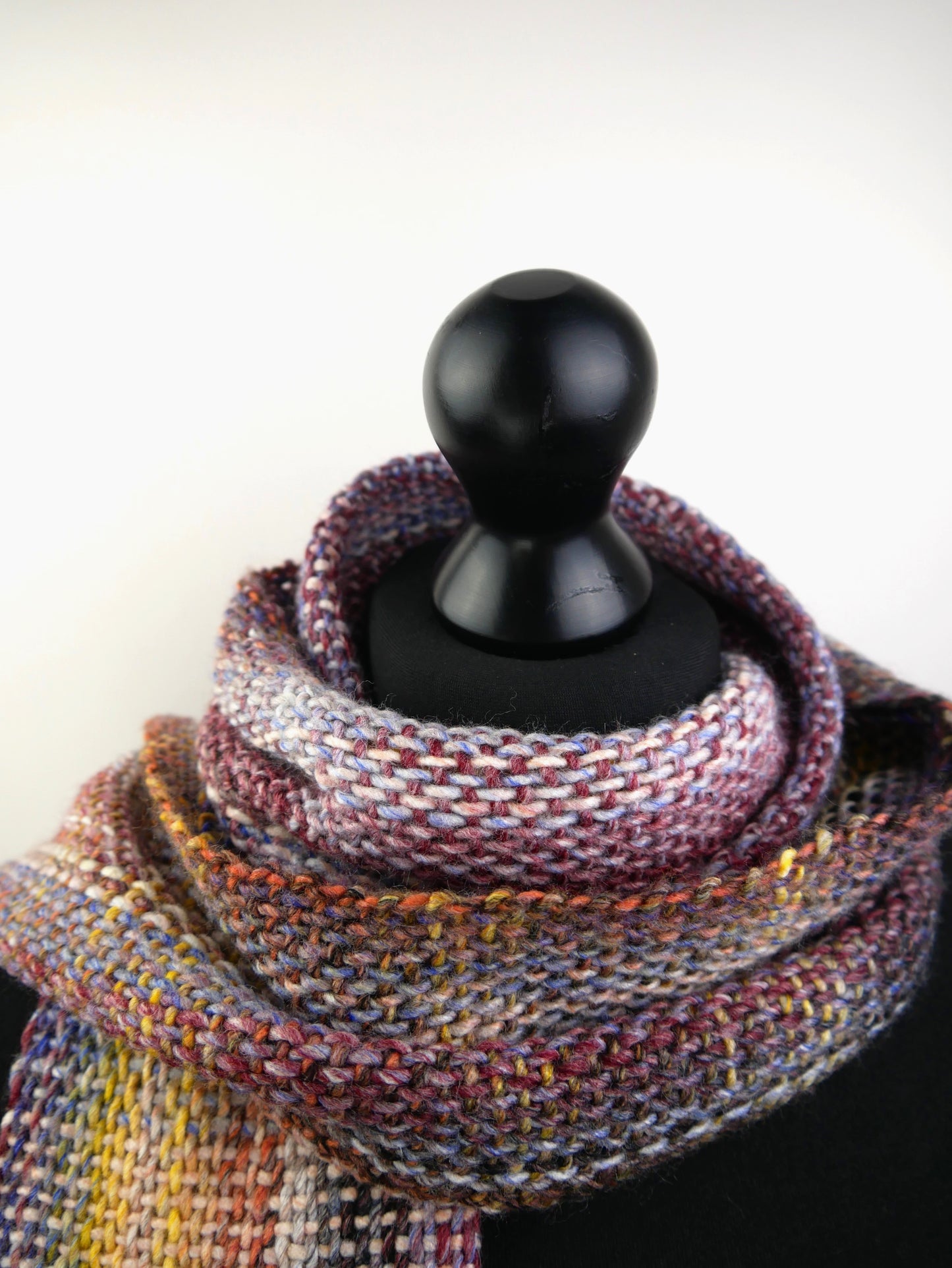 Large Handwoven Scarf - Rustic Memories