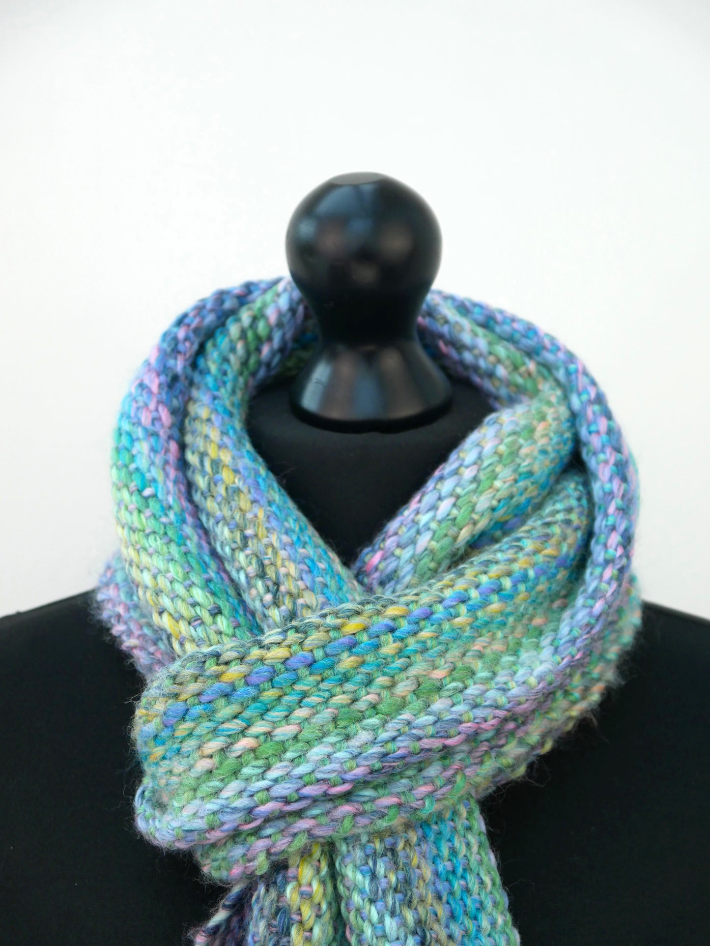 Large Handwoven Scarf - Shady Waters