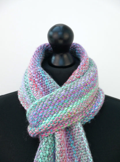 Large Handwoven Scarf - Tranquil Breeze