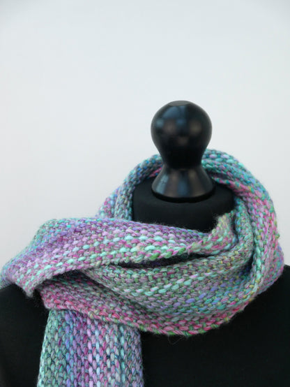 Large Handwoven Scarf - Tranquil Breeze