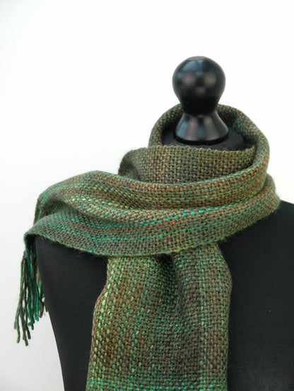 Small Handwoven Scarf - Wandering Willows