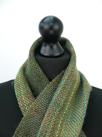 Small Handwoven Scarf - Wandering Willows