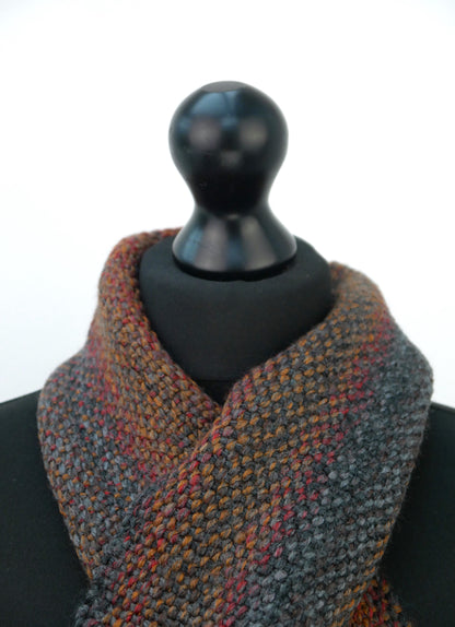 Small Handwoven Scarf - Forgotten Woodlands 2