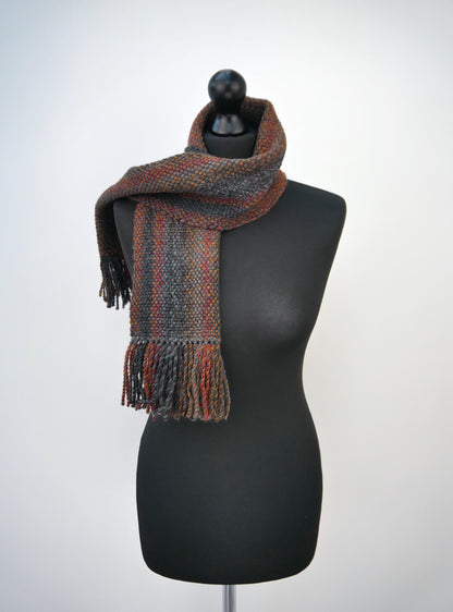 Small Handwoven Scarf - Forgotten Woodlands 2