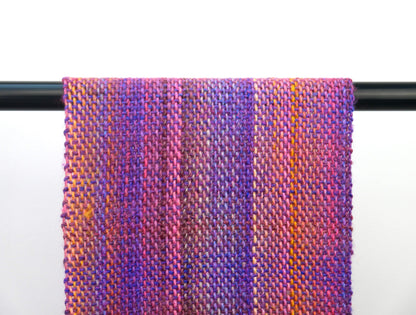 Large Handwoven Scarf - Spring Glow