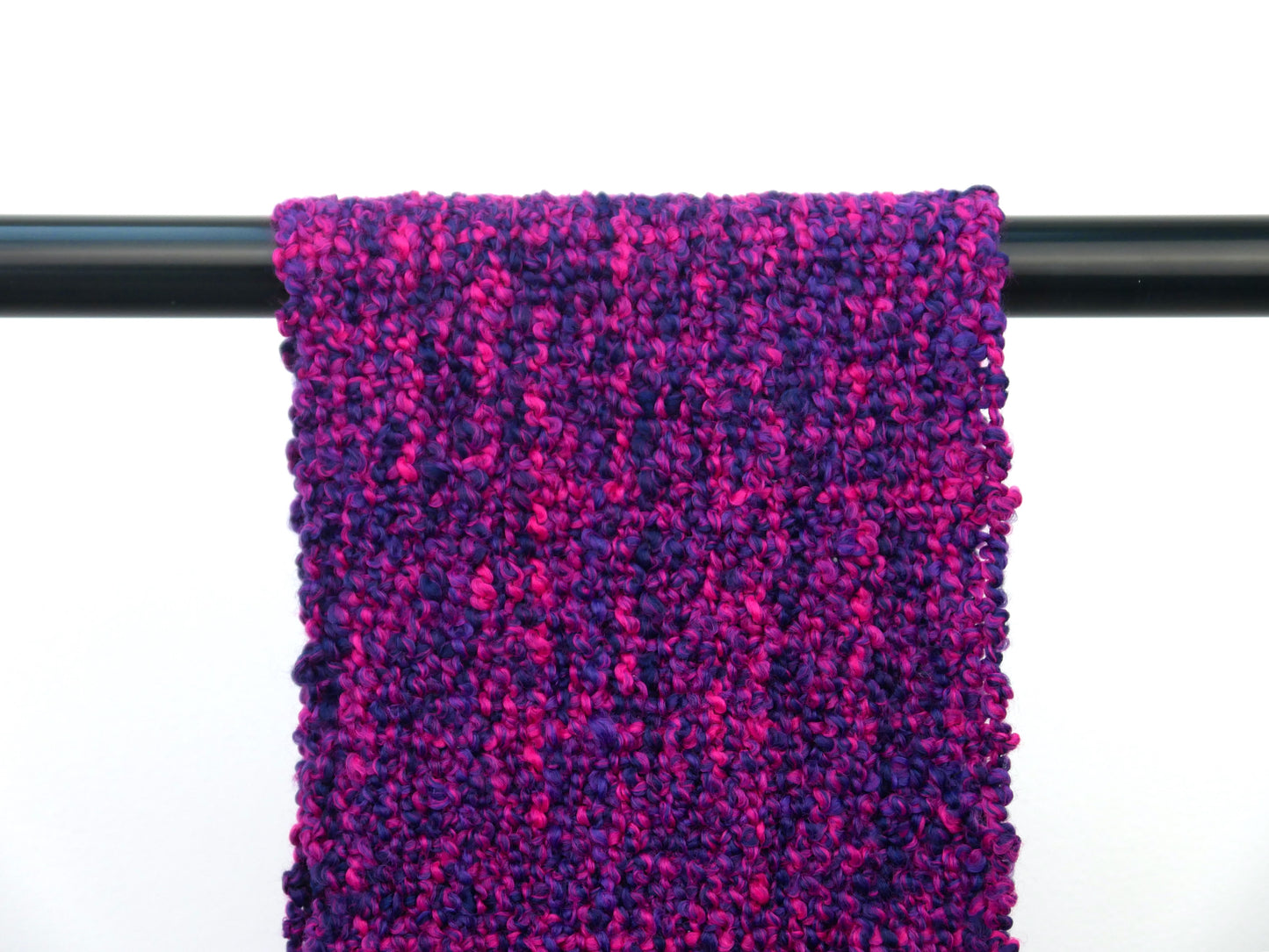 Small Handwoven Scarf - Purple Haze